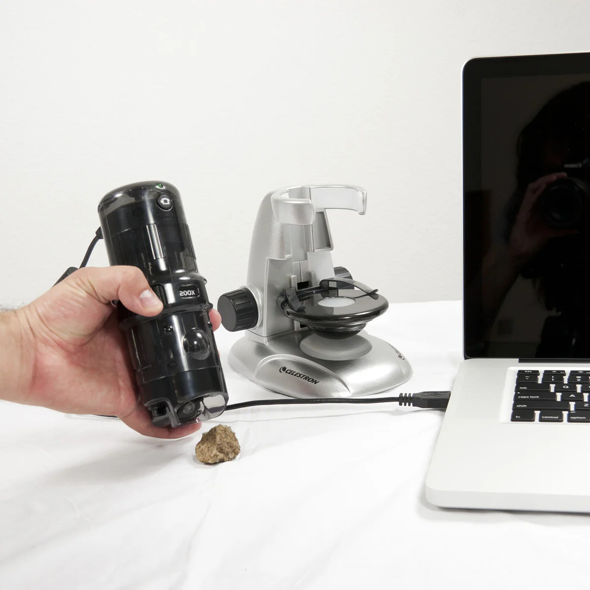 Amoeba Dual Purpose Digital Microscope (Gray) - Image 2