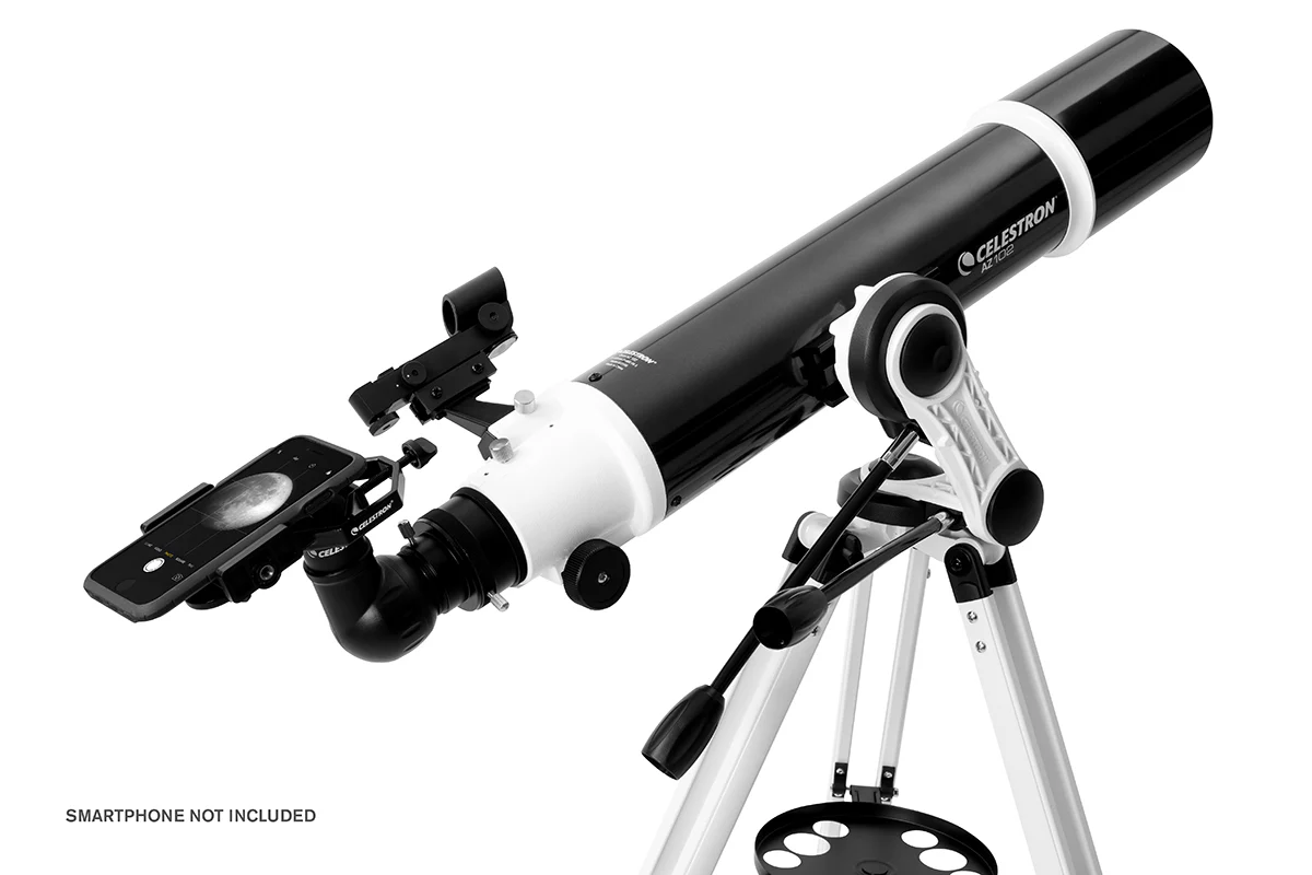 AZ 102 Telescope with Smartphone Adapter and Bluetooth Shutter Remote - Image 3