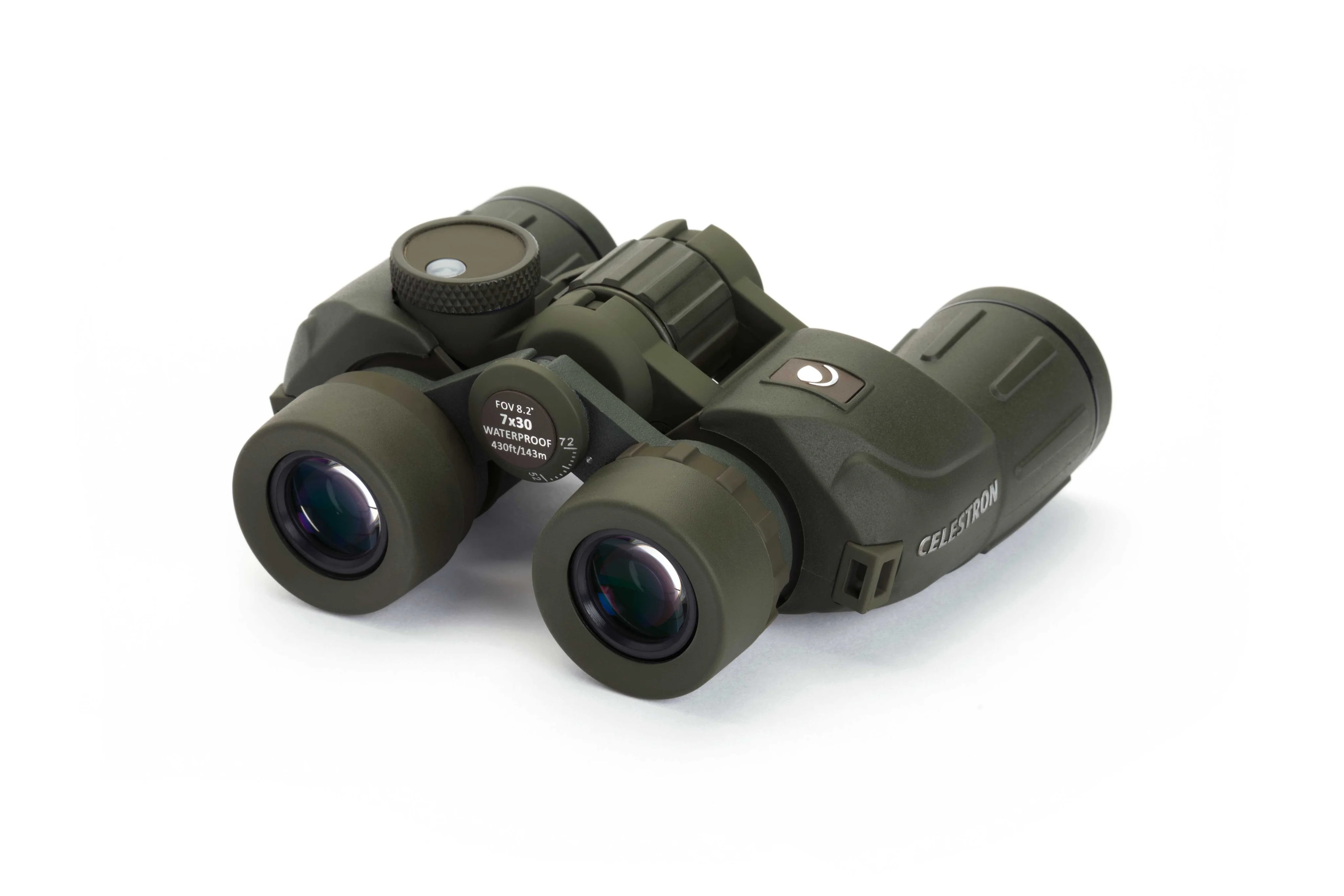 Celestron Cavalry 7x30mm Porro Binoculars with Compass & Reticle - Image 2