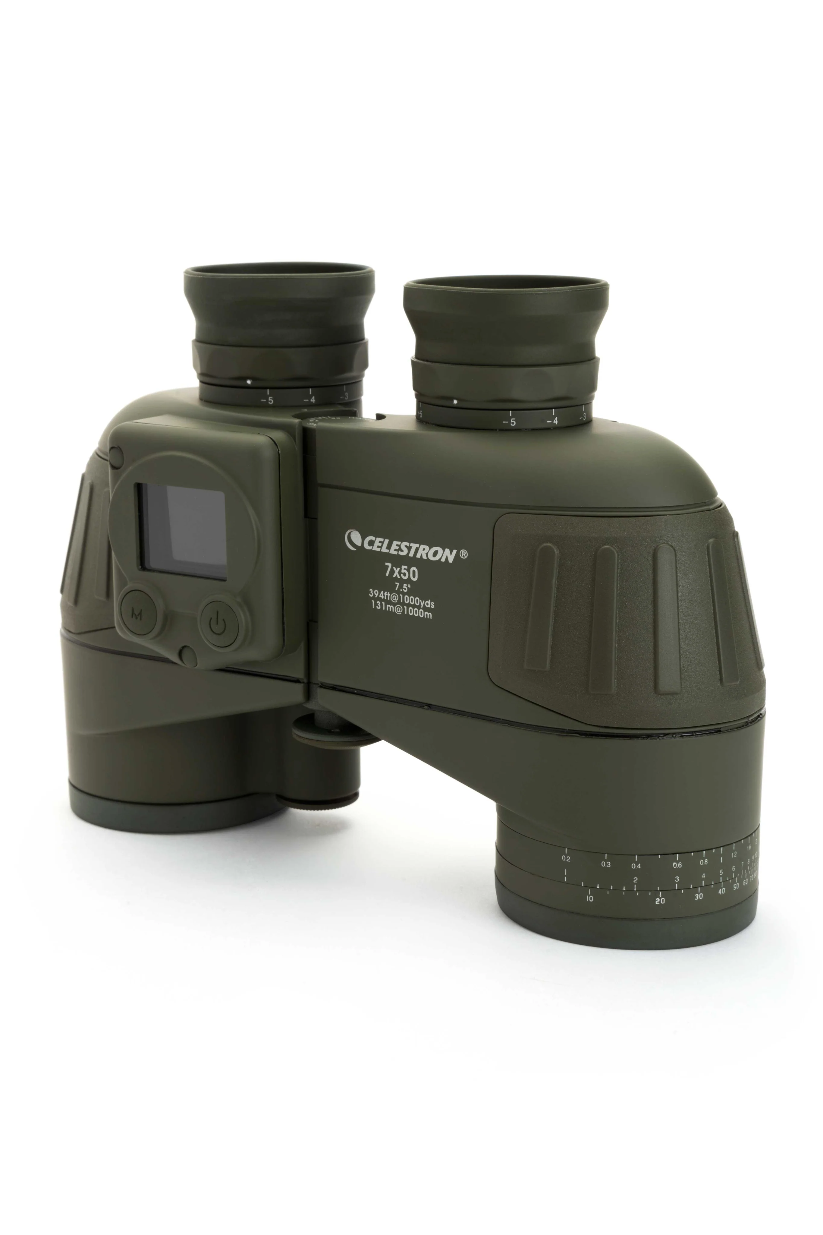 Celestron Cavalry 7x50mm Porro Binoculars with GPS, Digital Compass & Reticle - Image 3