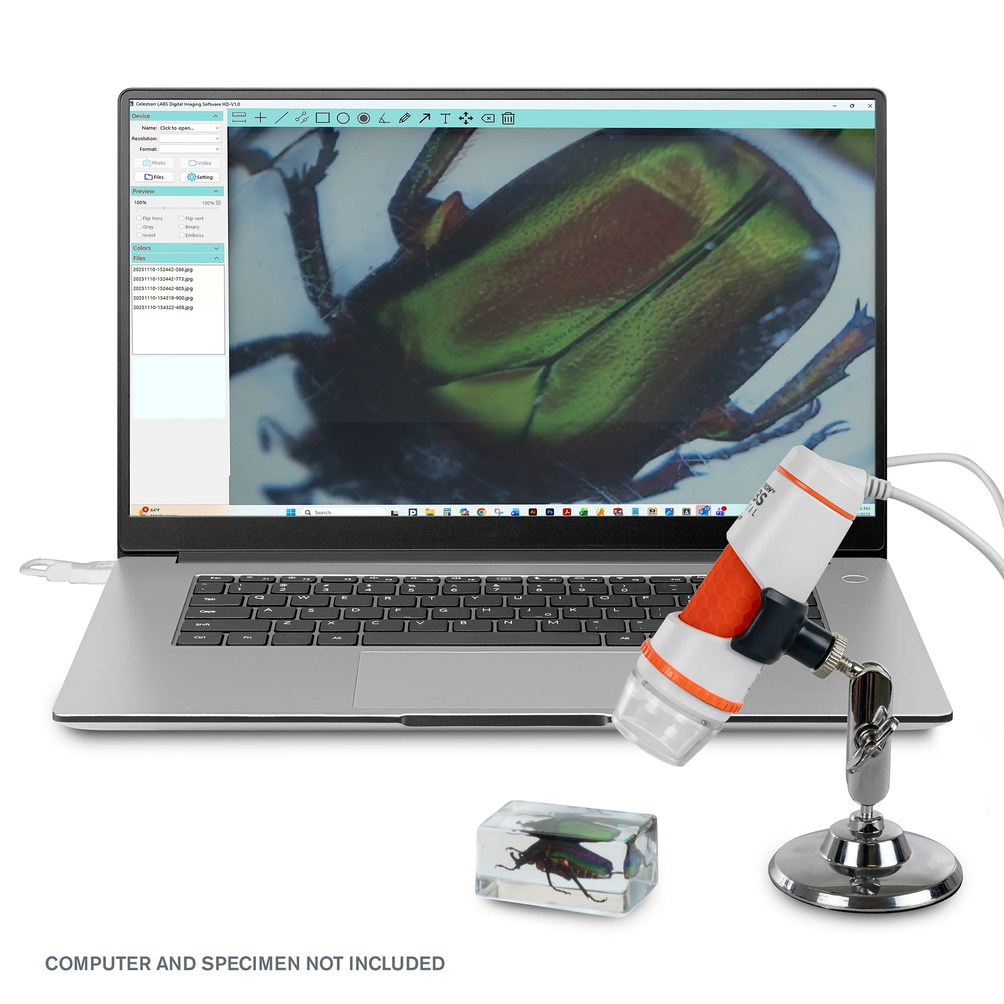 Celestron Labs Digital 2MP Handheld Microscope - Image 7