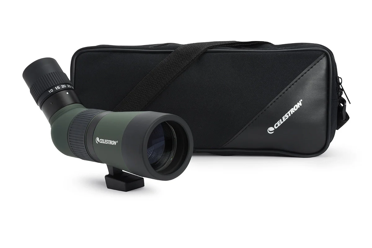 LandScout 10-30x50mm Angled Zoom Spotting Scope with Table-top Tripod - Image 7