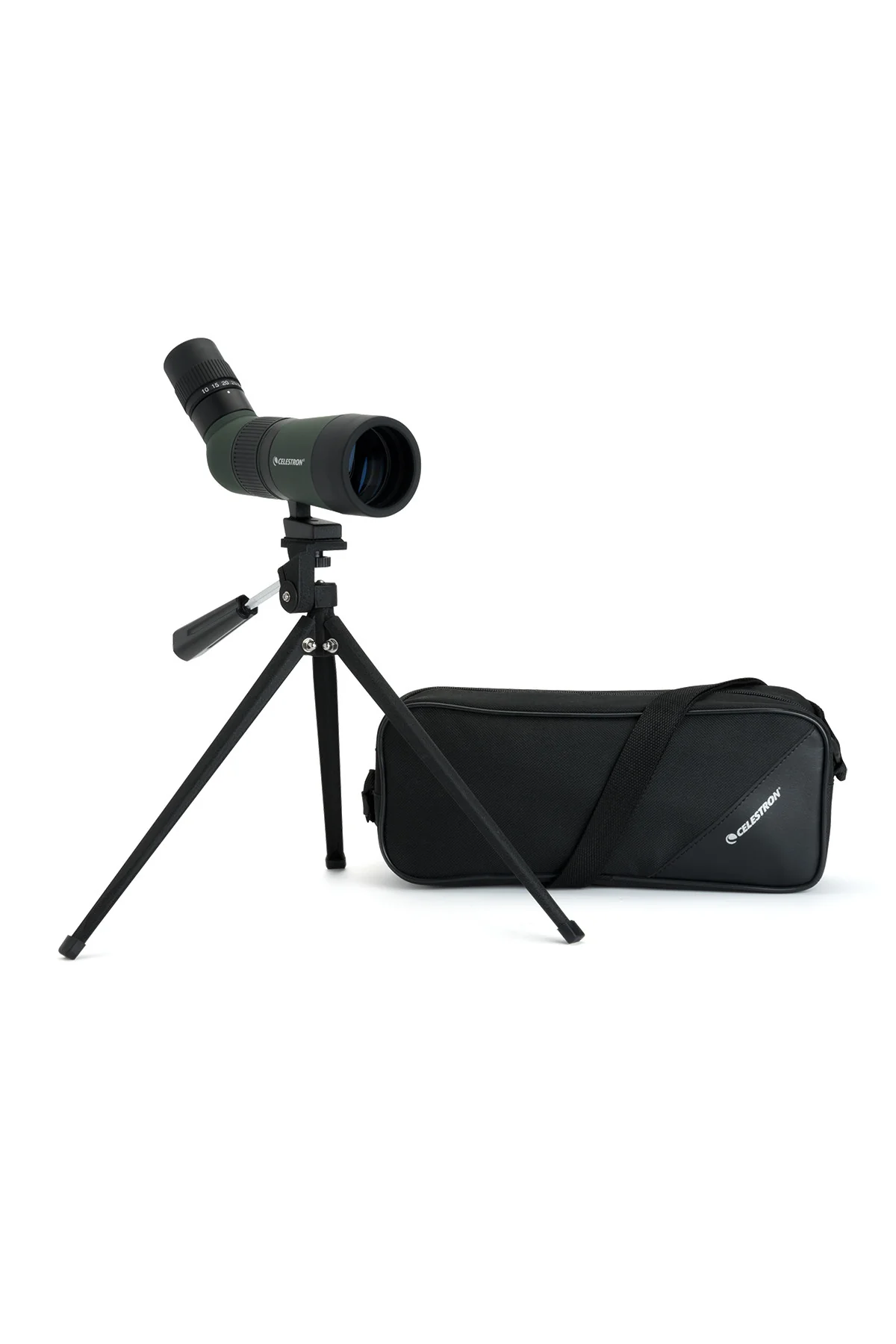LandScout 10-30x50mm Angled Zoom Spotting Scope with Table-top Tripod - Image 8