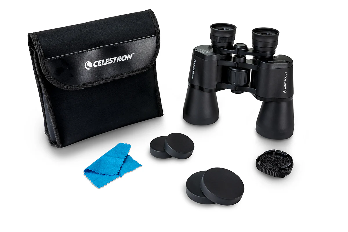 LandScout 10x50mm Porro Binocular Clamshell - Image 7