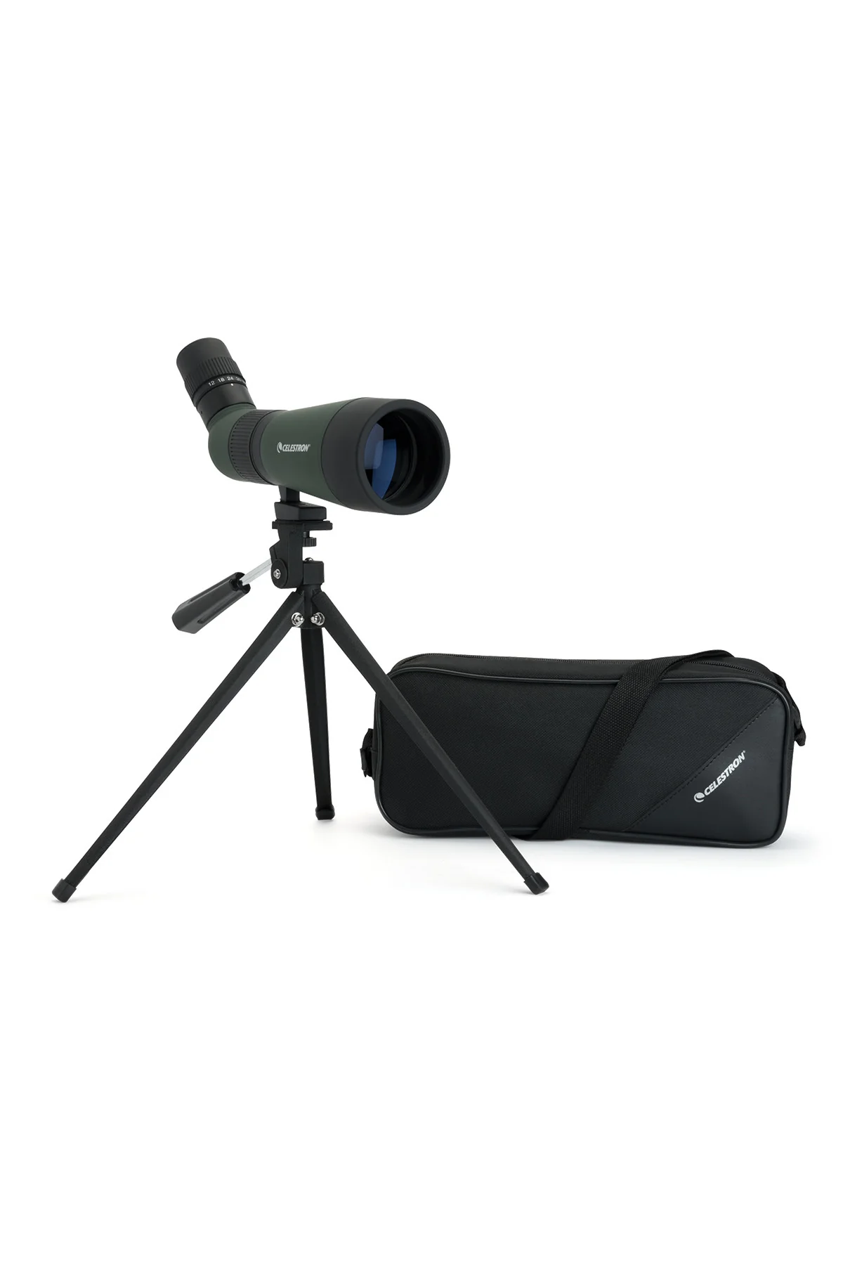 LandScout 12-36x60mm Angled Zoom Spotting Scope with Table-top Tripod - Image 8