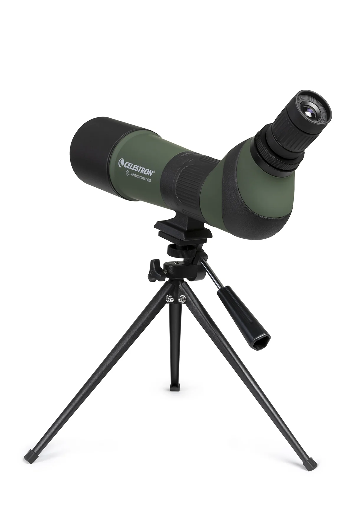LandScout 20-60x65mm Angled Zoom Spotting Scope with Table-top Tripod and Smartphone Adapter - Image 3