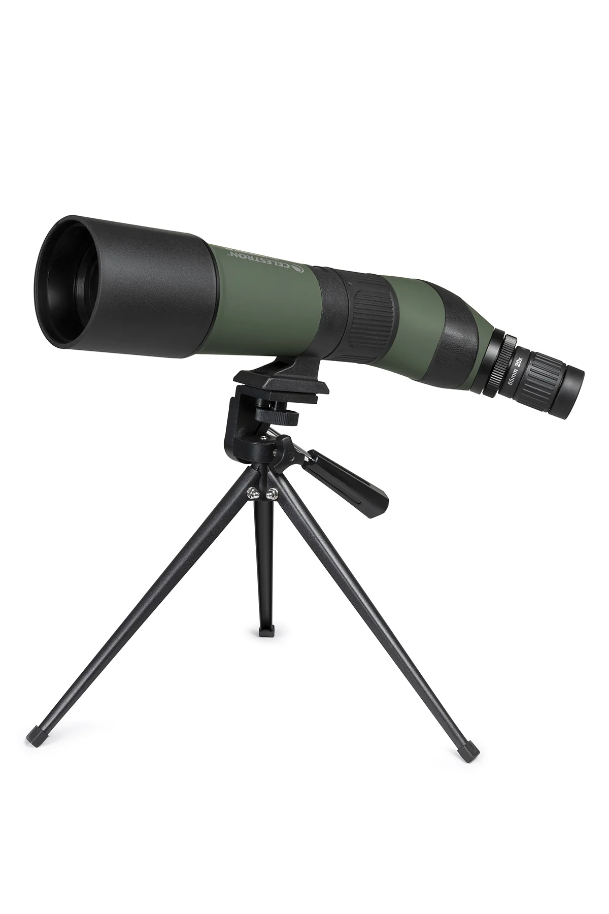 LandScout 20-60x65mm Angled Zoom Spotting Scope with Table-top Tripod and Smartphone Adapter - Image 4