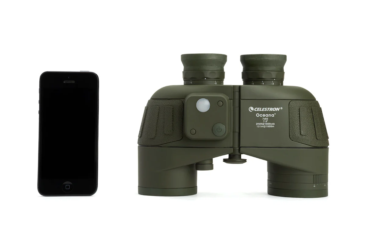 Oceana 7x50mm Porro WP IF and RC - Military / Camouflage Binoculars - Image 5