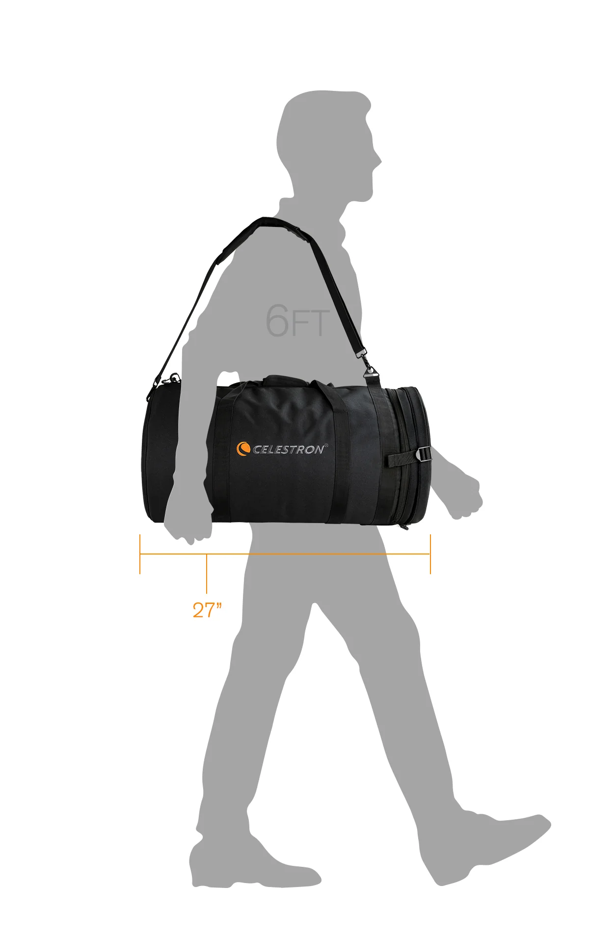 Padded Telescope Bag for 11" Optical Tubes - Image 10