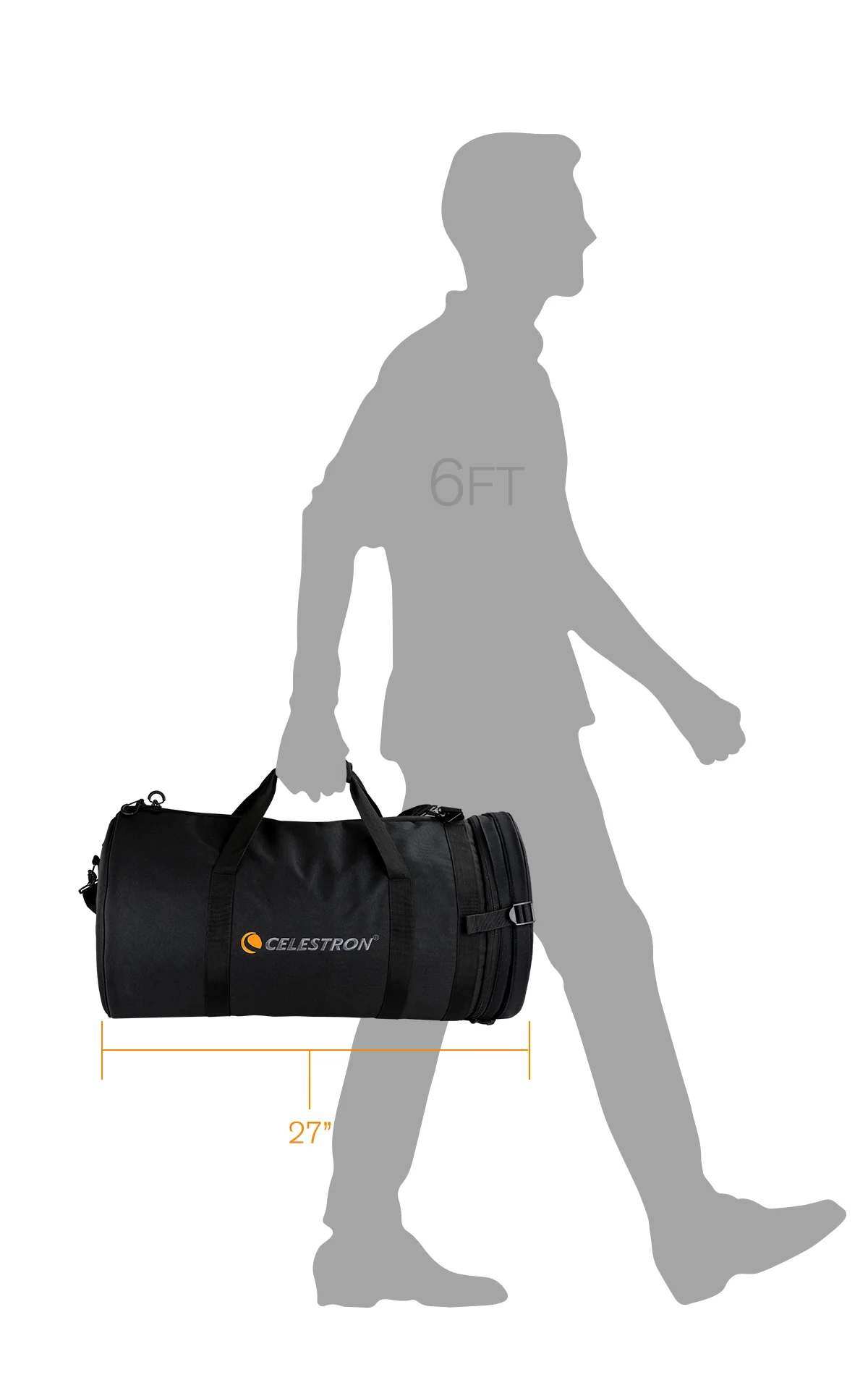 Padded Telescope Bag for 11" Optical Tubes - Image 9