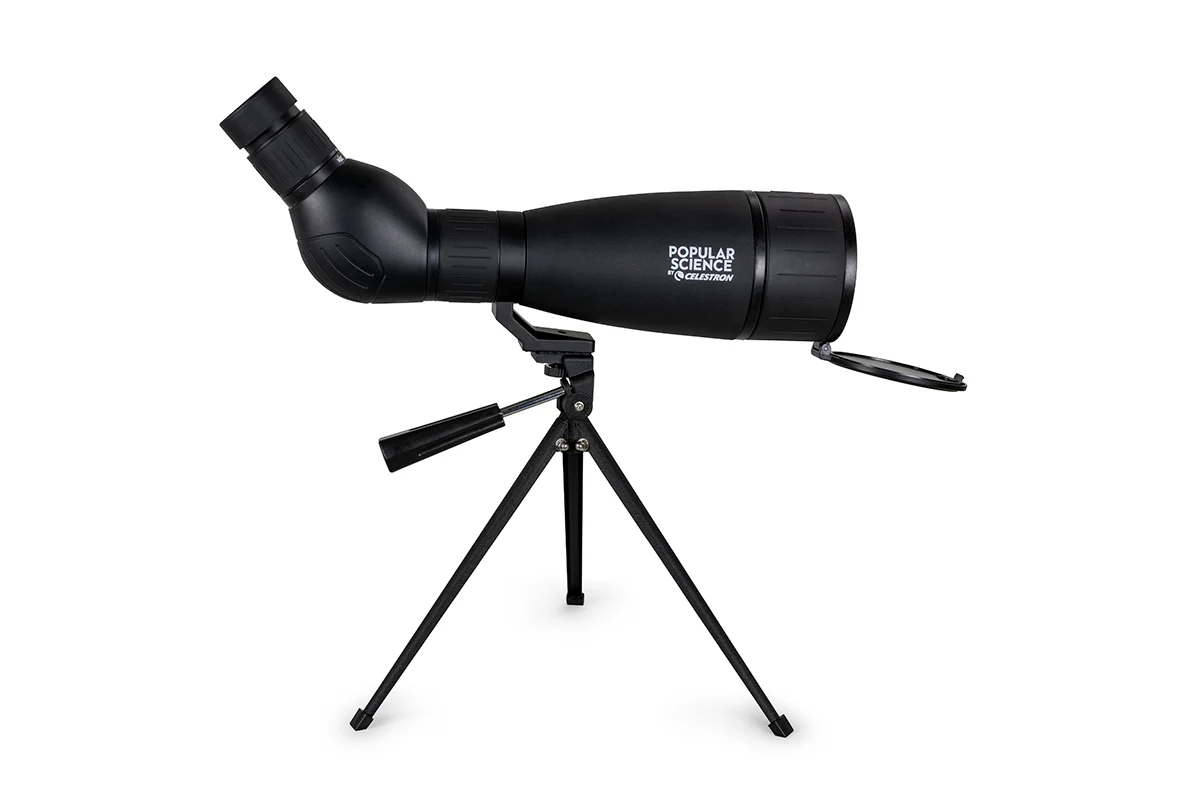 Popular Science by Celestron LandScout 20-60x80mm Angled Zoom Spotting Scope with Smartphone Adapter and Bluetooth remote - Image 5