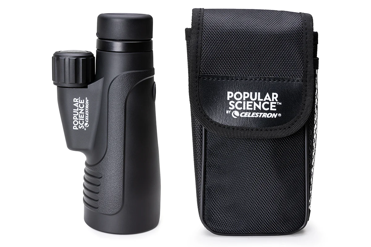 Popular Science by Celestron Outland X 12x50mm Monocular with Tripod, Smartphone Adapter, and Bluetooth remote - Image 10