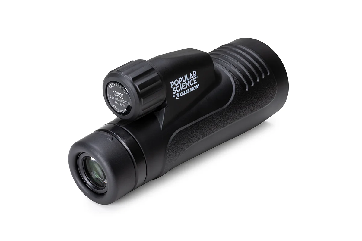 Popular Science by Celestron Outland X 12x50mm Monocular with Tripod, Smartphone Adapter, and Bluetooth remote - Image 8
