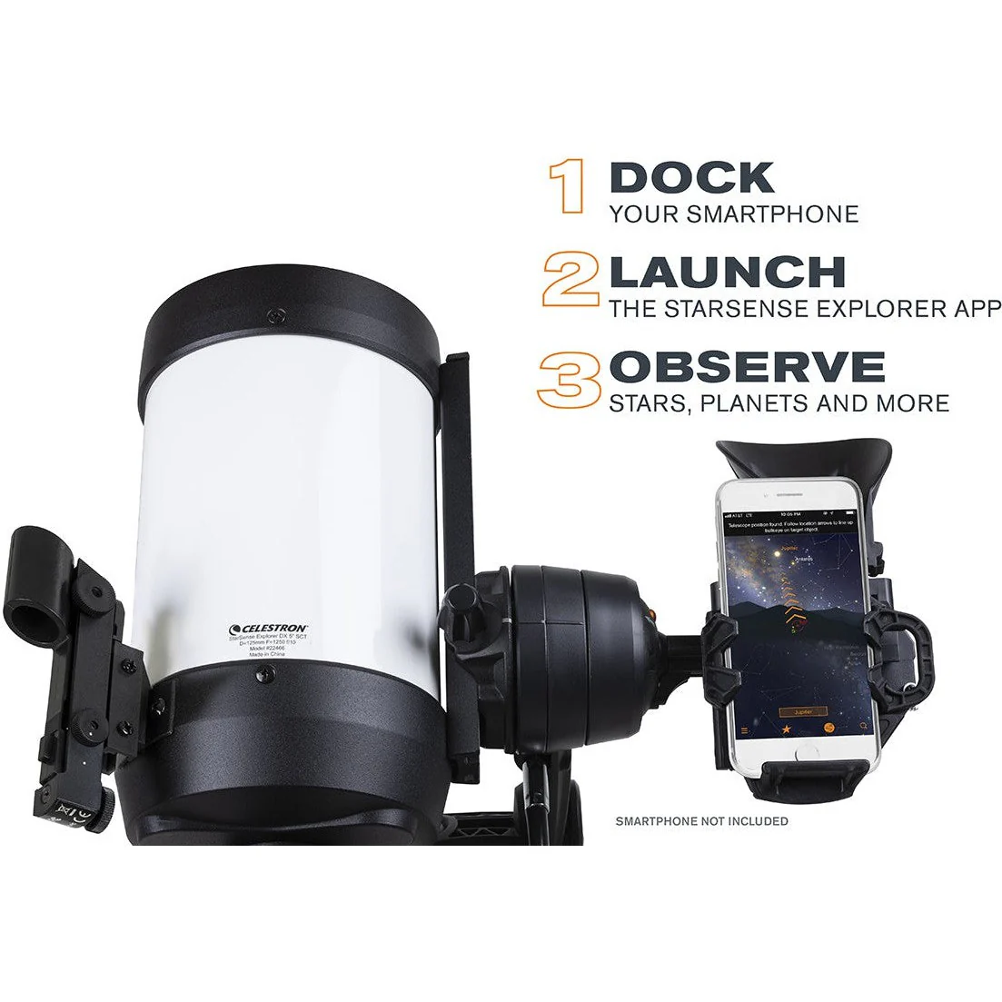 Popular Science by Celestron StarSense Explorer DX 5" Smartphone App-Enabled Schmidt Cassegrain Telescope - Image 2