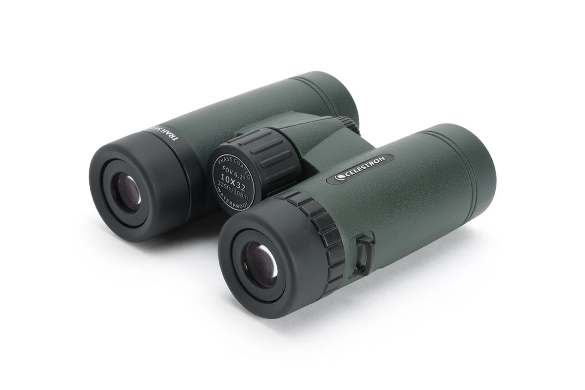 TrailSeeker 10x32mm Roof Binoculars (Green) - Image 2
