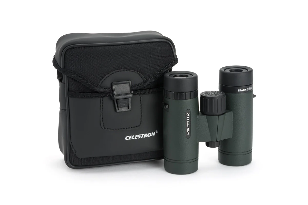 TrailSeeker 10x32mm Roof Binoculars (Green) - Image 7