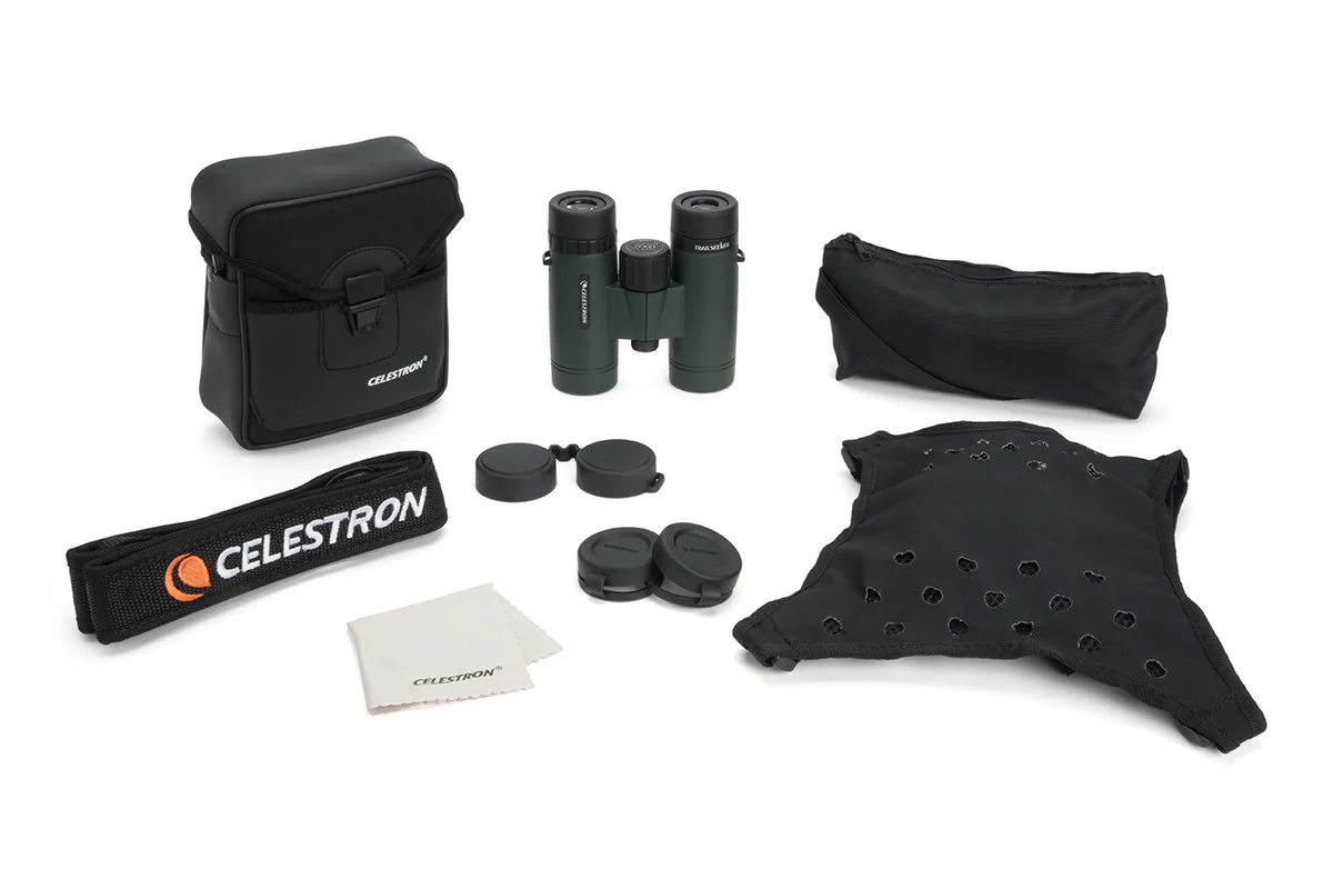 TrailSeeker 10x32mm Roof Binoculars (Green) - Image 8