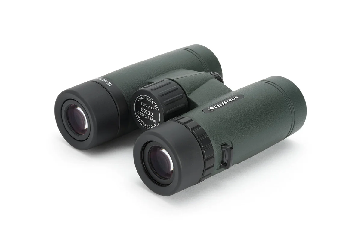 TrailSeeker 8x32mm Roof Binoculars (Green) - Image 2