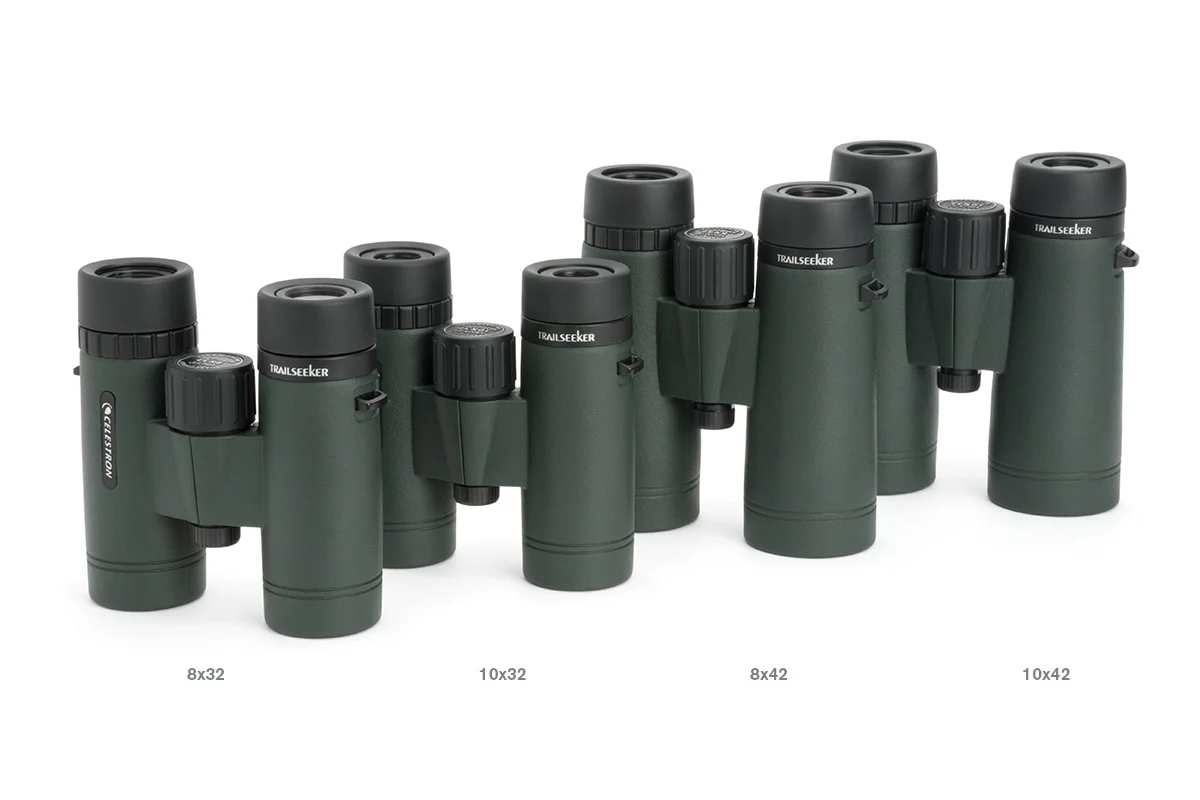 TrailSeeker 8x32mm Roof Binoculars (Green) - Image 9