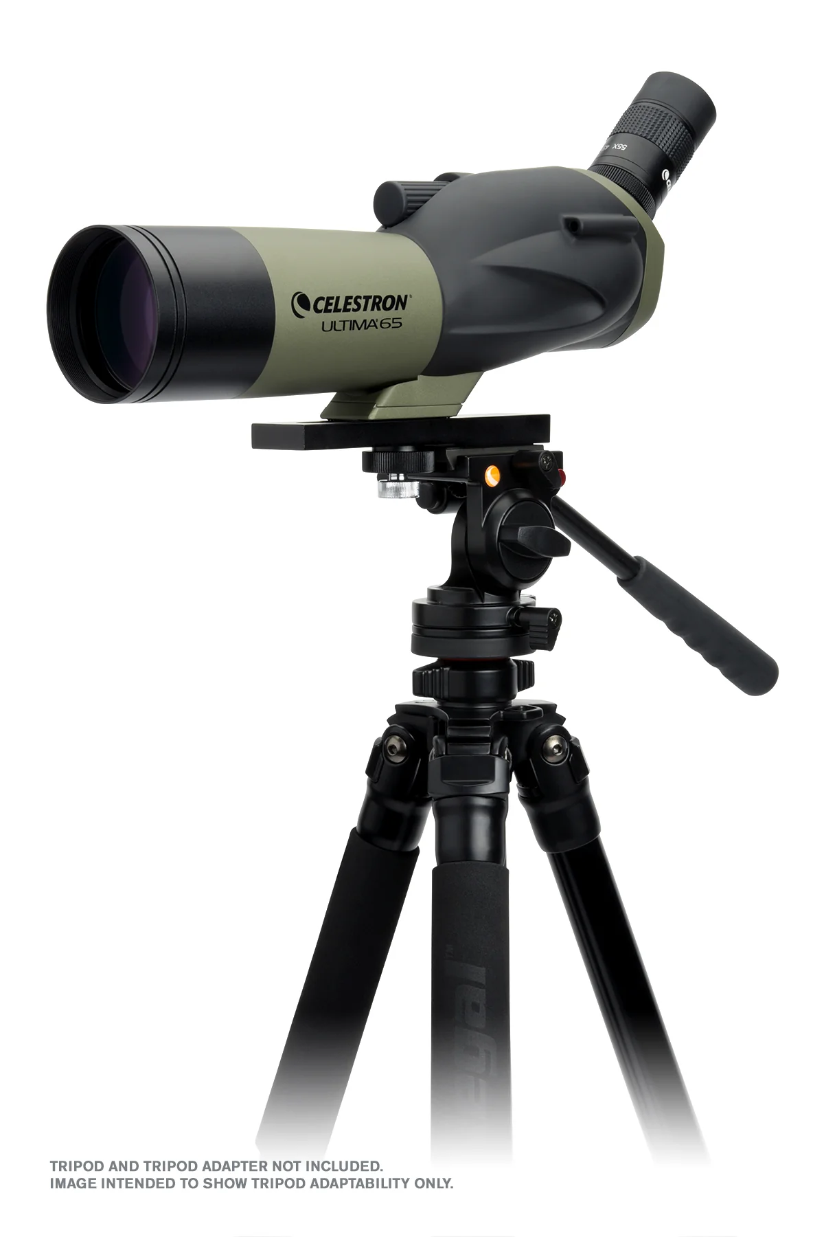 Ultima 18-55x65mm Angled Zoom Spotting Scope with Smartphone Adapter - Image 7