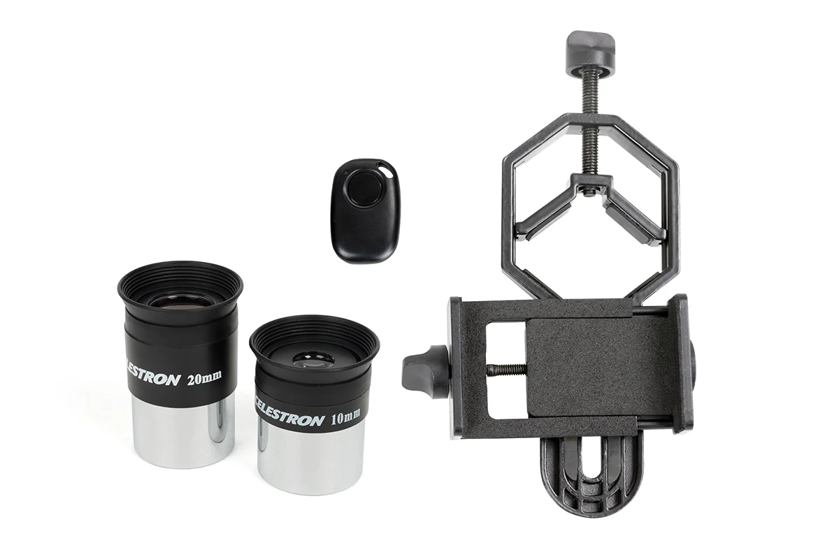 AstroMaster 90AZ Telescope with Smartphone Adapter and Bluetooth Remote - Image 8