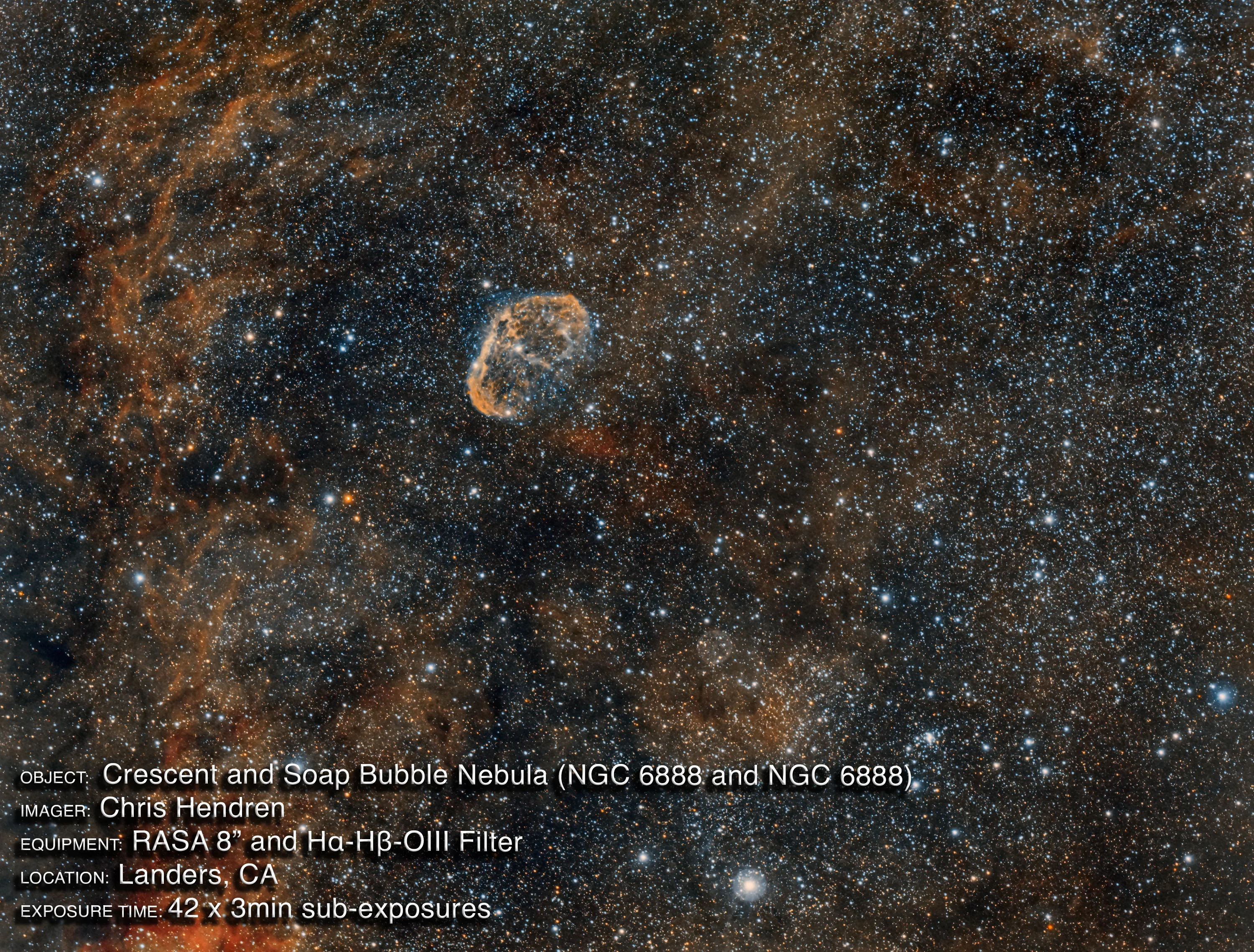 Used - H-alpha H-beta OIII Imaging Filter, Rowe-Ackermann Schmidt Astrograph (RASA) 8 - Image 6