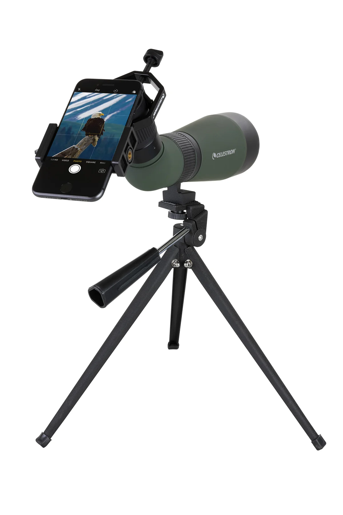 Used - LandScout 12-36x60mm Angled Zoom Spotting Scope with Table-top Tripod and Smartphone Adapter - Image 10