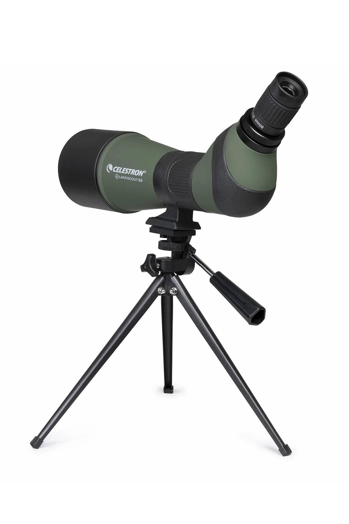 Used - LandScout 20-60x80mm Angled Zoom Spotting Scope with Table-top Tripod and Smartphone Adapter - Image 3