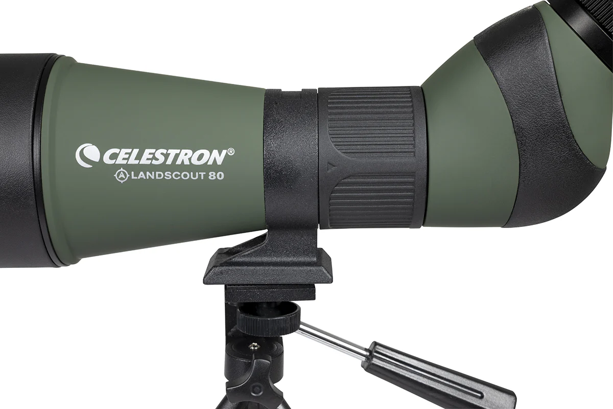 Used - LandScout 20-60x80mm Angled Zoom Spotting Scope with Table-top Tripod and Smartphone Adapter - Image 6