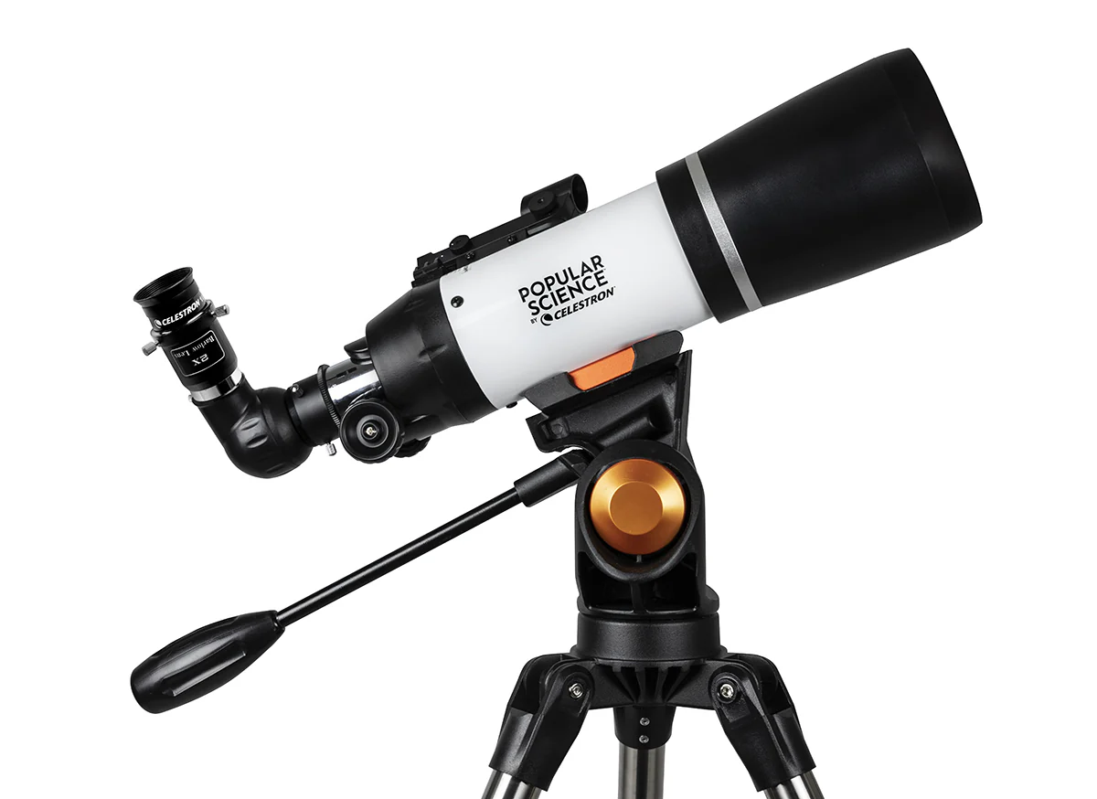 Used - Popular Science by Celestron AstroMaster 80AZS Telescope with Smartphone Adapter and Bluetooth Remote - Image 9