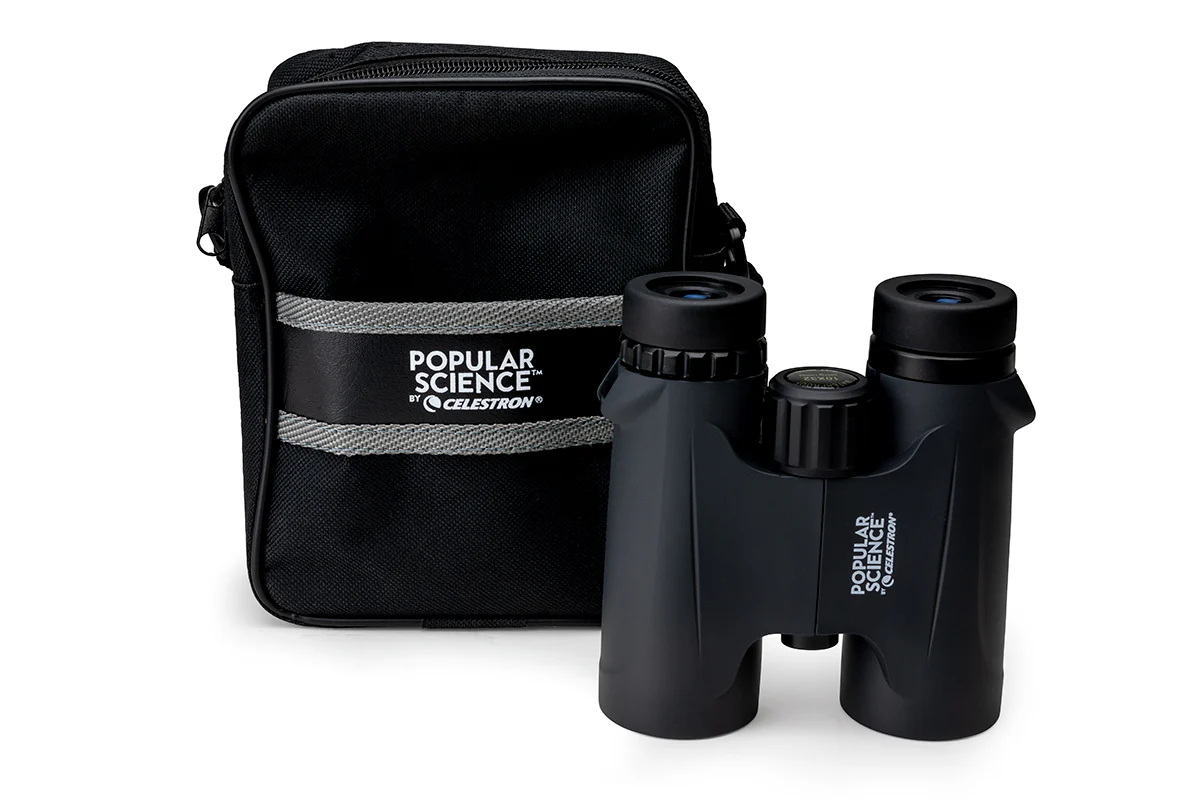 Used - Popular Science by Celestron Outland X 10x32mm Roof Binocular with Smartphone Adapter and Bluetooth remote - Image 10