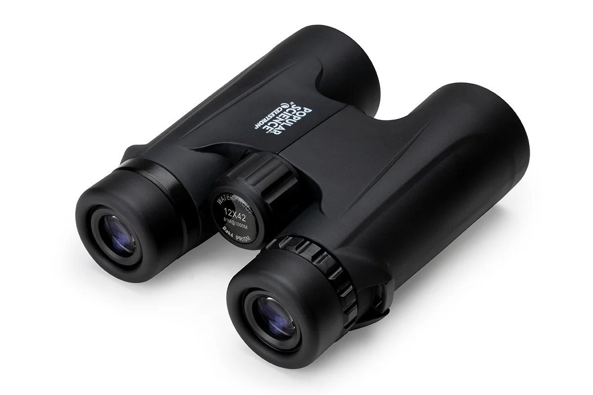 Used - Popular Science by Celestron Outland X 12x42mm Roof Binocular with Smartphone Adapter and Bluetooth remote - Image 6