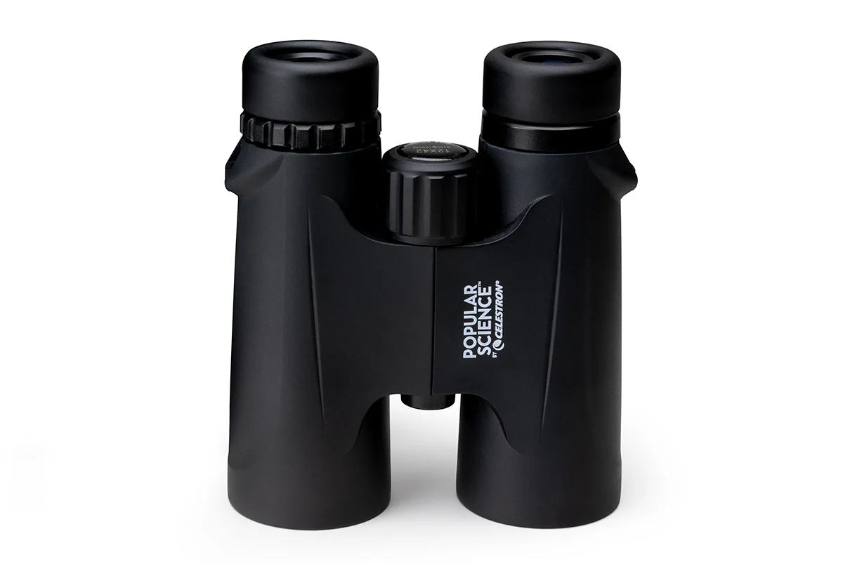 Used - Popular Science by Celestron Outland X 12x42mm Roof Binocular with Smartphone Adapter and Bluetooth remote - Image 8