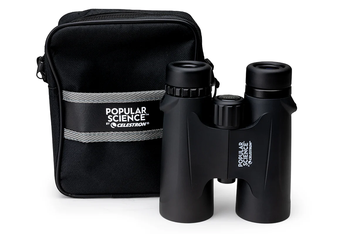 Used - Popular Science by Celestron Outland X 12x42mm Roof Binocular with Smartphone Adapter and Bluetooth remote - Image 9