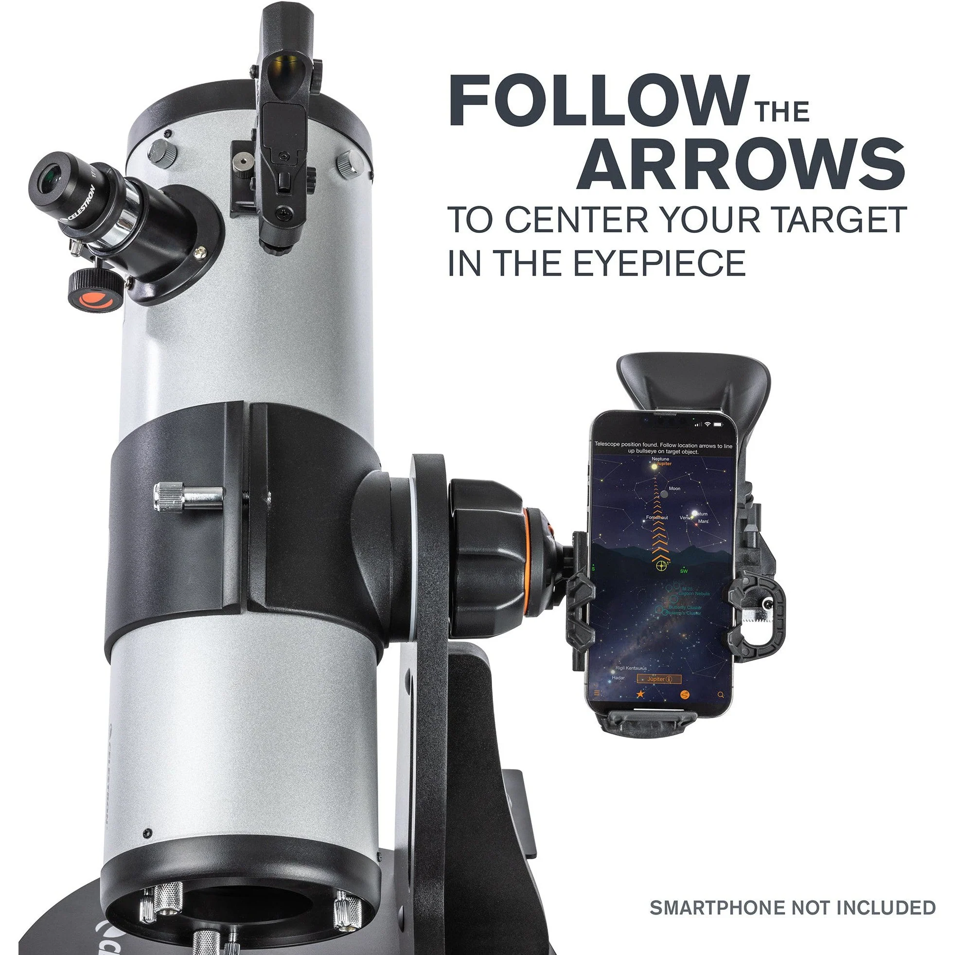 StarSense Explorer 114mm Smartphone App-Enabled Tabletop Dobsonian Telescope - Image 3