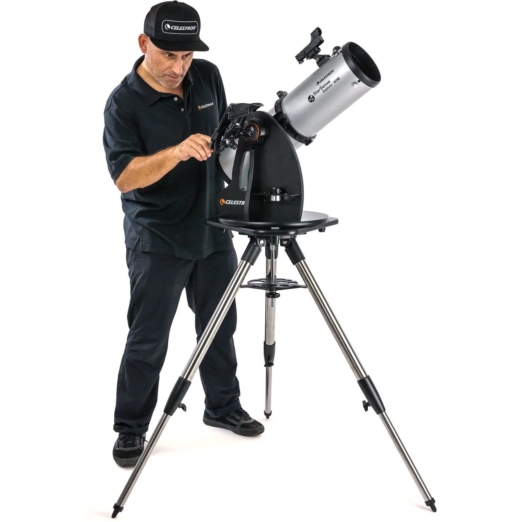 StarSense Explorer 130mm Smartphone App-Enabled Tabletop Dobsonian Telescope - Image 19