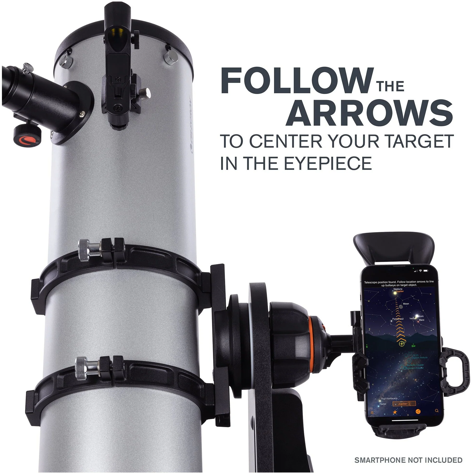 StarSense Explorer 130mm Smartphone App-Enabled Tabletop Dobsonian Telescope - Image 3