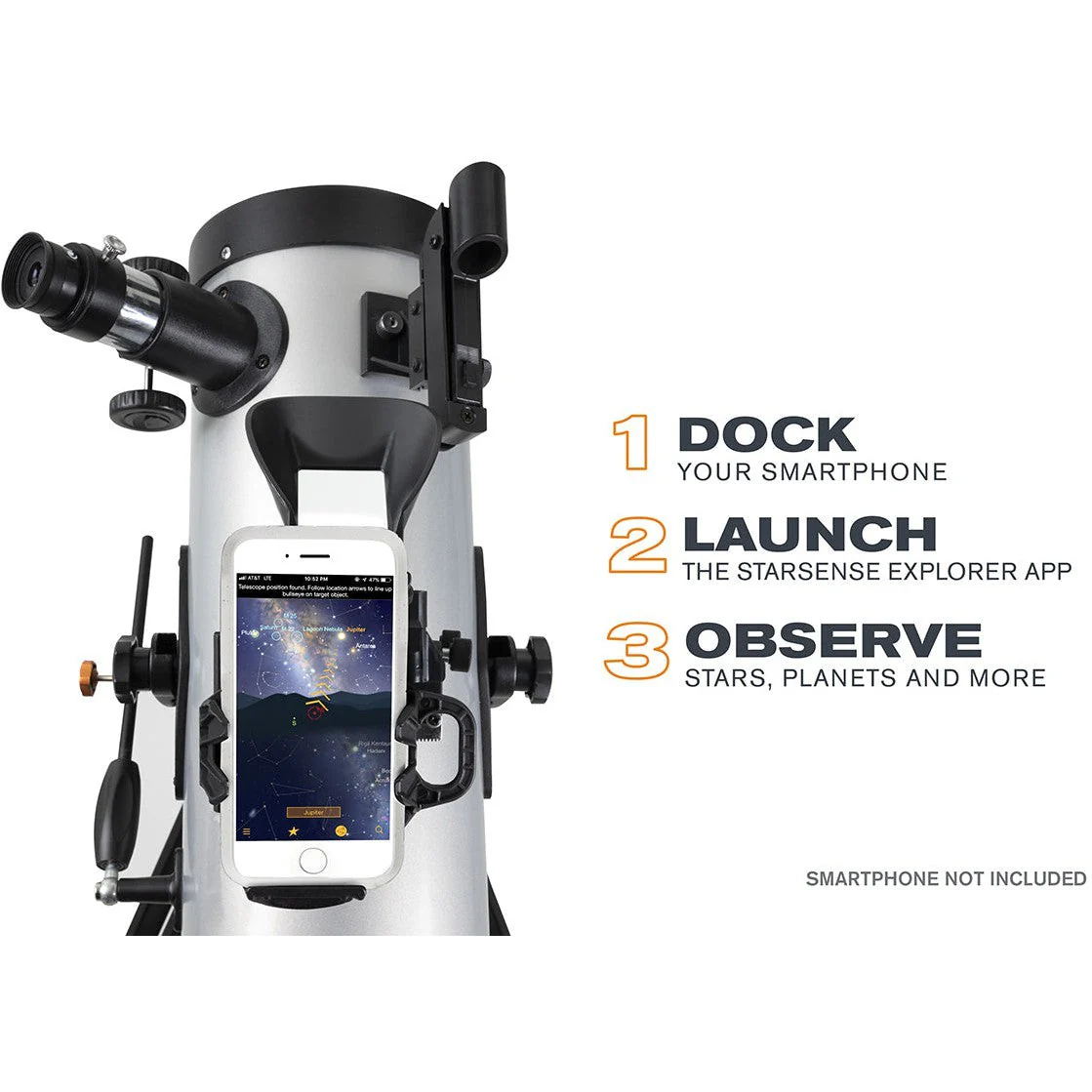 Used - StarSense Explorer LT 127AZ Smartphone App-Enabled Newtonian Reflector Telescope - Image 2