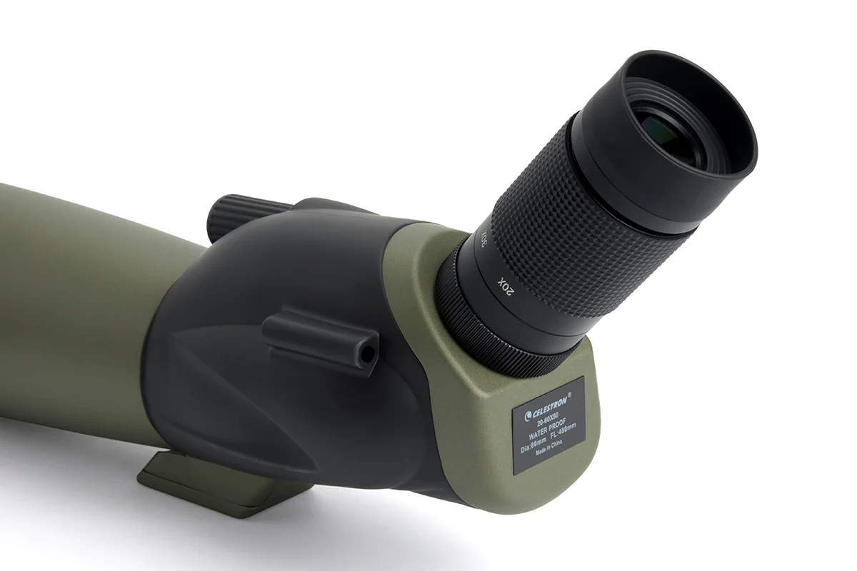 Ultima 20-60x80mm Angled Zoom Spotting Scope with Smartphone Adapter - Image 3
