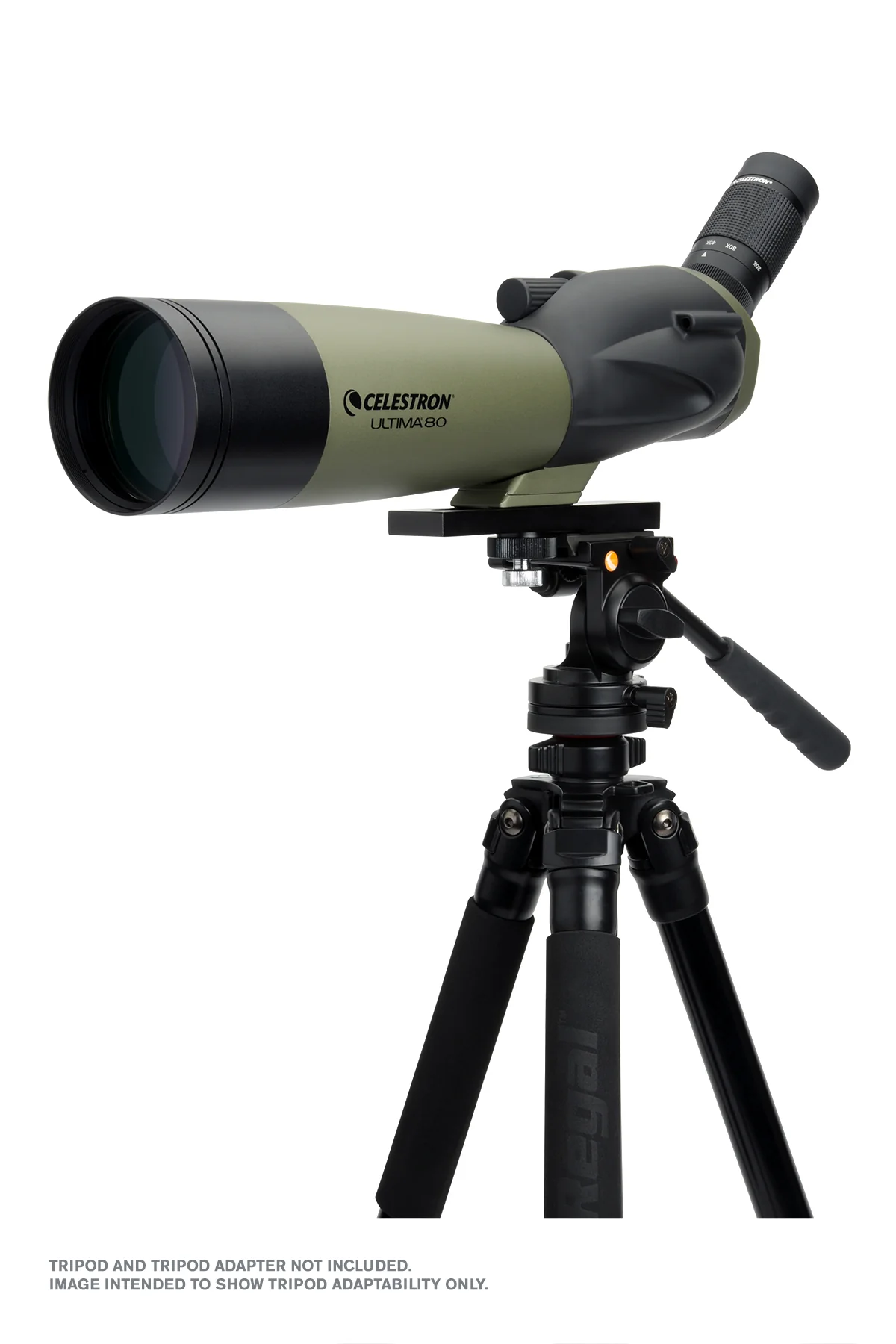 Ultima 20-60x80mm Angled Zoom Spotting Scope with Smartphone Adapter - Image 7